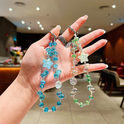 Twinkle Star Beaded Phone Charm