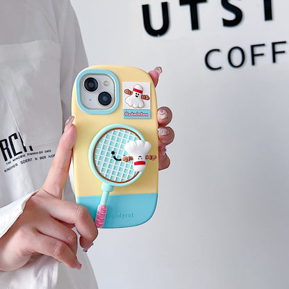 Unique Tennis Silicone Phone Case