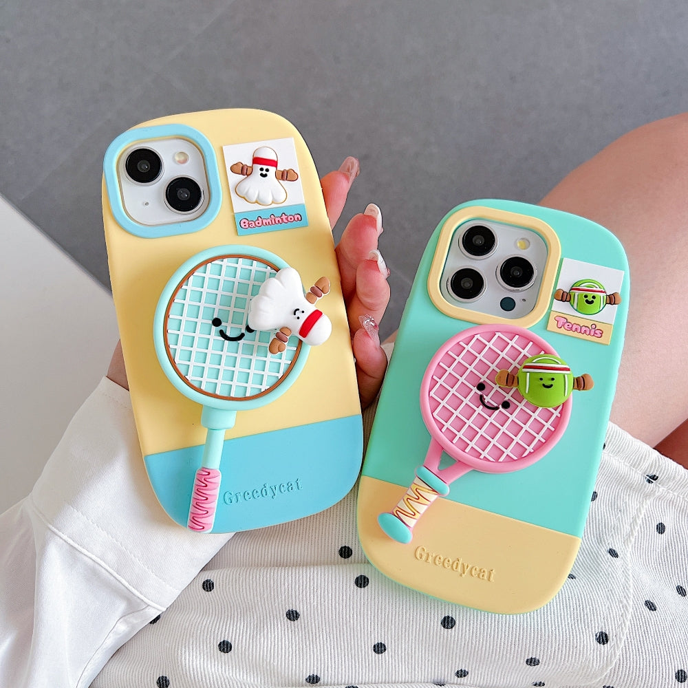 Unique Tennis Silicone Phone Case
