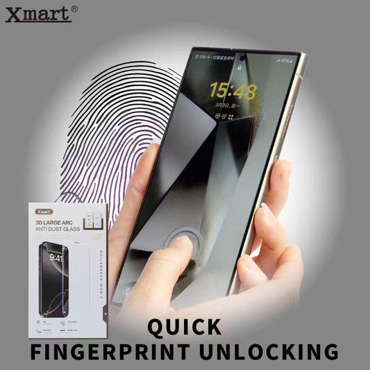Xmart 3D large Arc Anti-Dust Tempered Glass